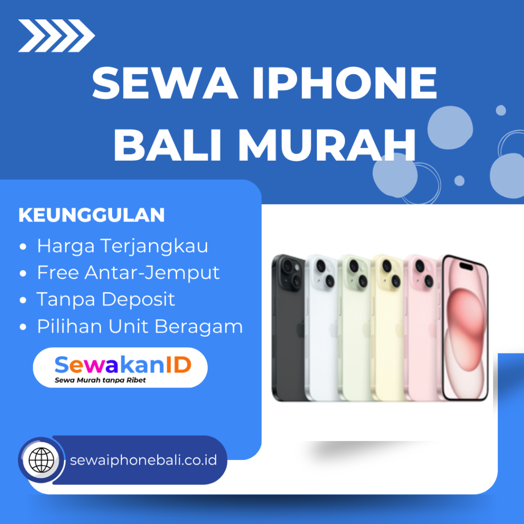 Sewa iPhone Bali murah