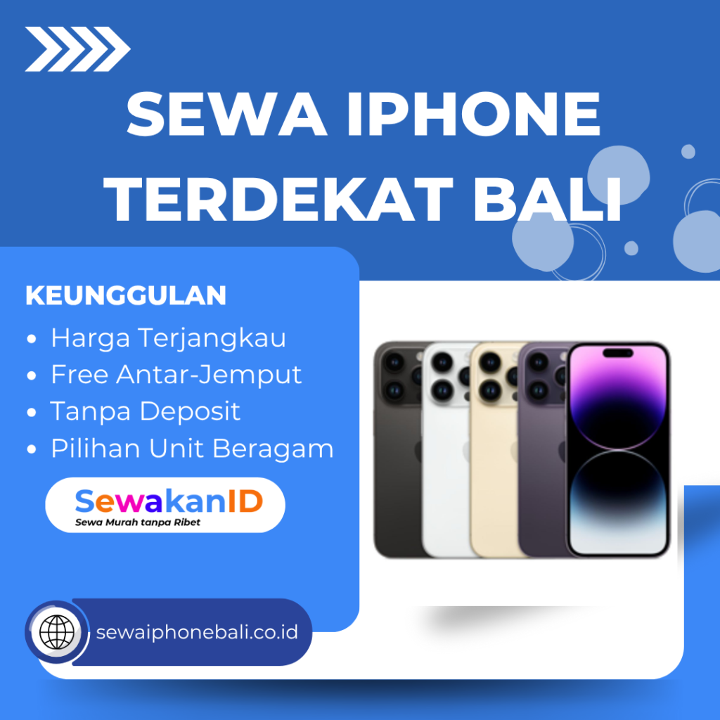 Sewa iPhone terdekat Bali