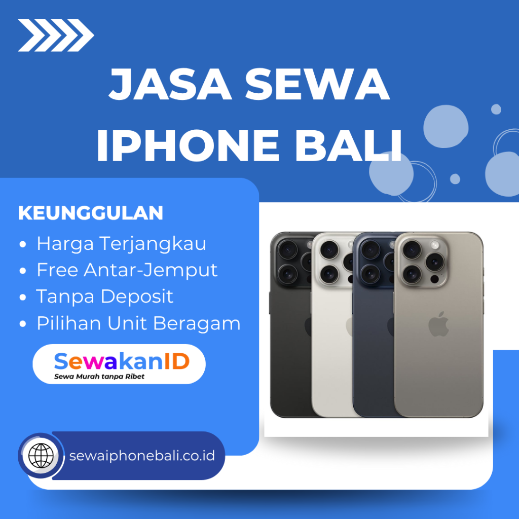 Jasa Sewa Iphone Bali