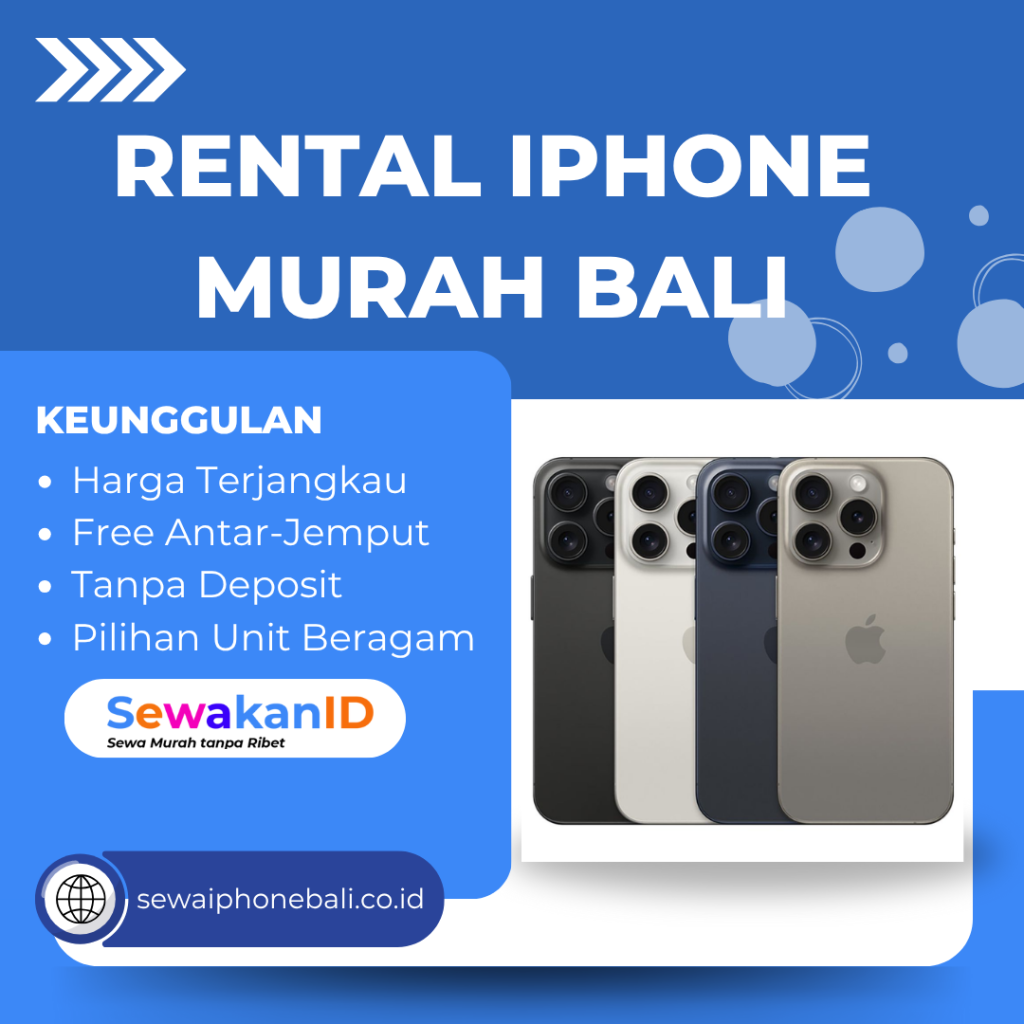 Rental iPhone Murah Bali