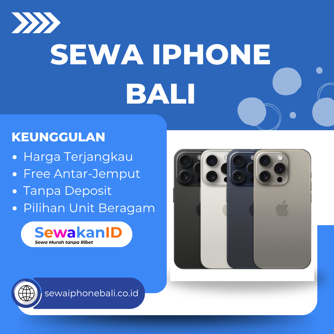 Sewa iPhone Bali