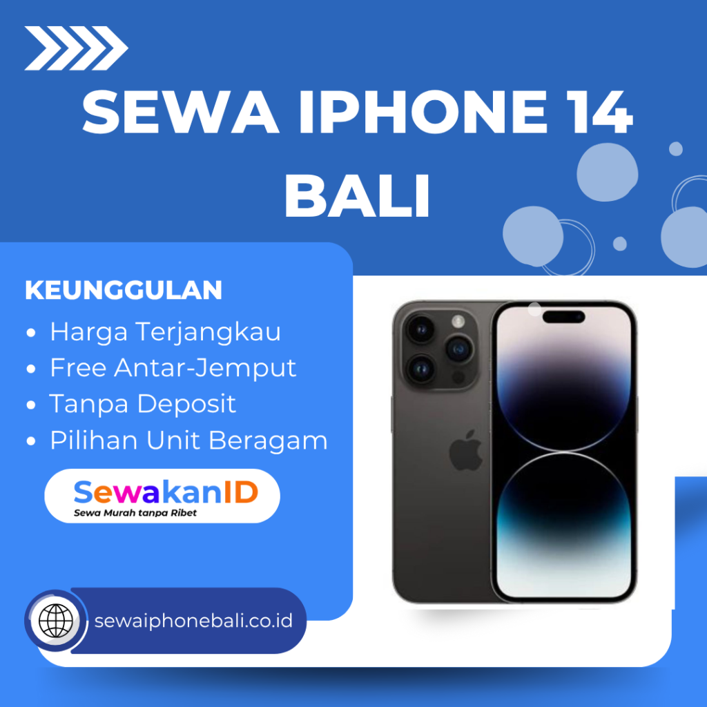 Sewa iPhone 14 Bali