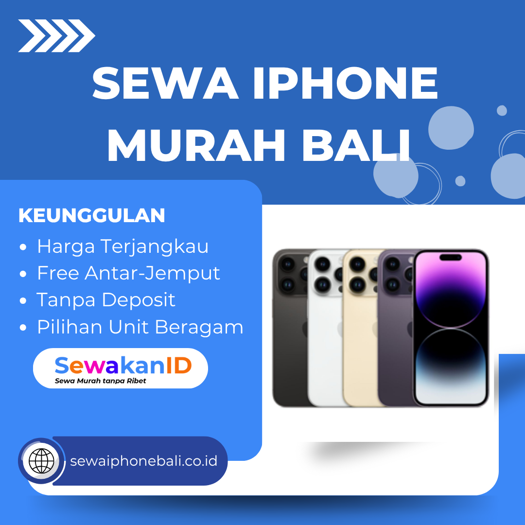 Sewa iPhone murah Bali