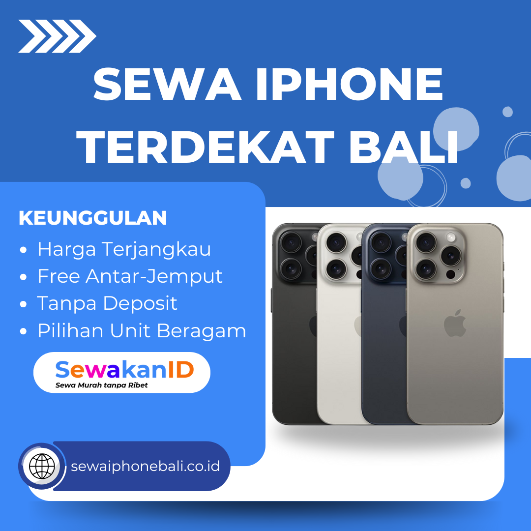 sewa iphone terdekat bali
