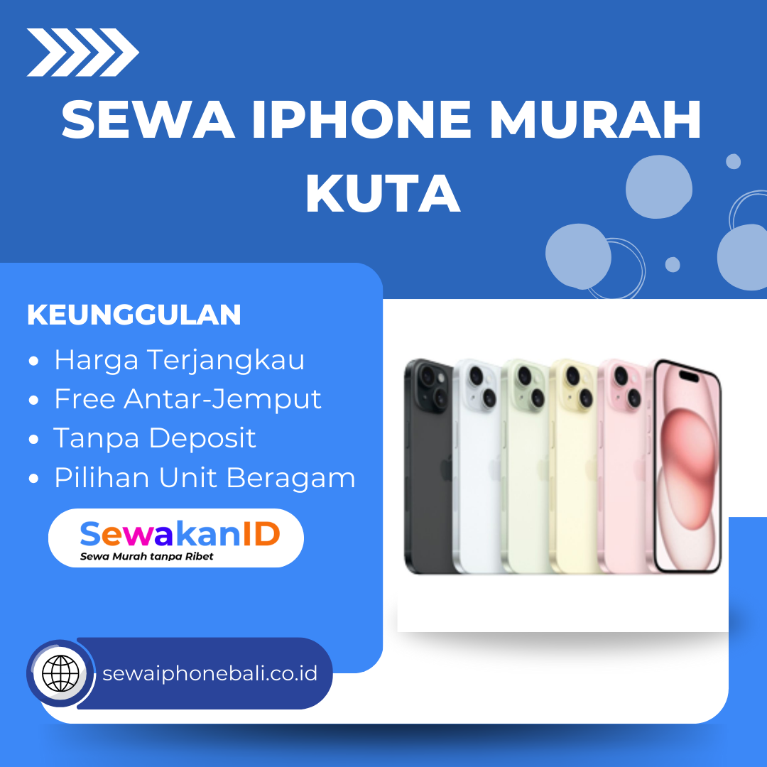 Sewa iPhone murah Kuta