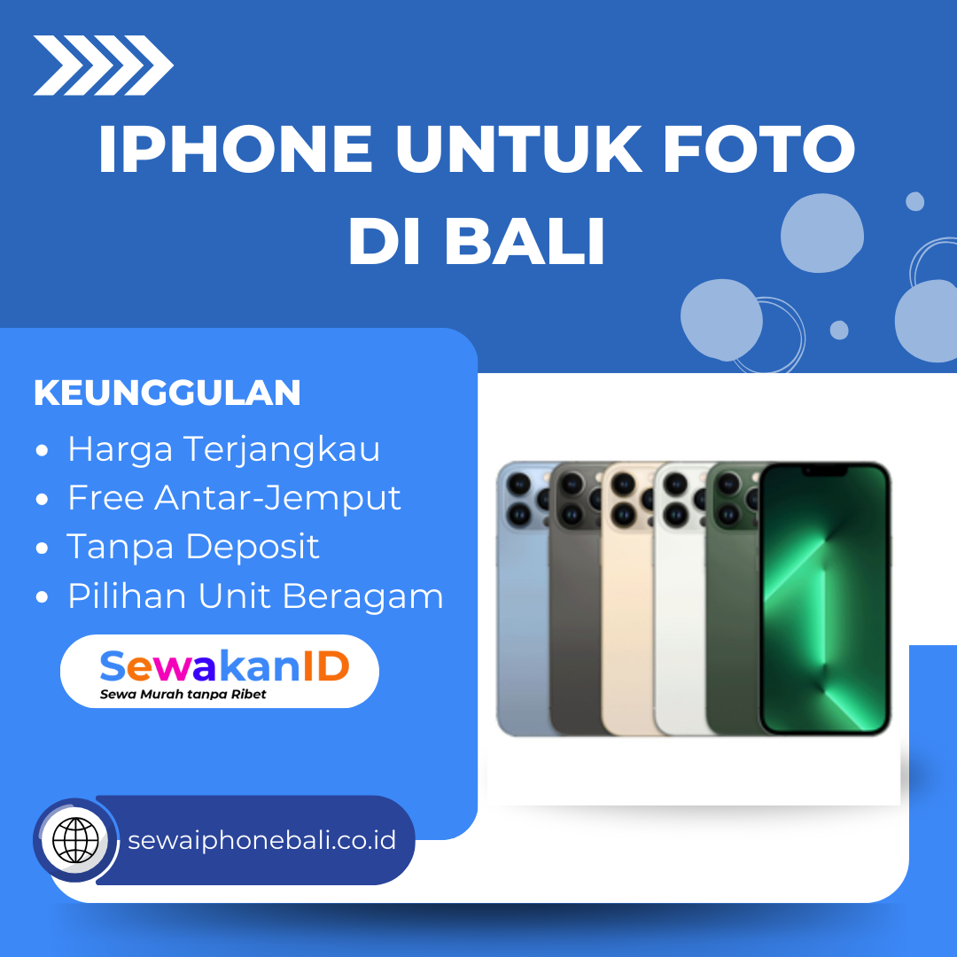 iPhone untuk foto di Bali