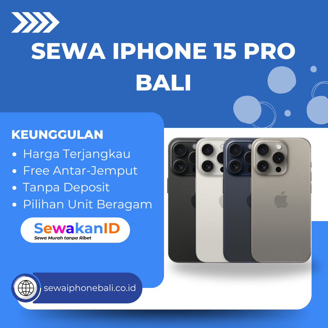 Sewa Iphone 15 Pro Bali