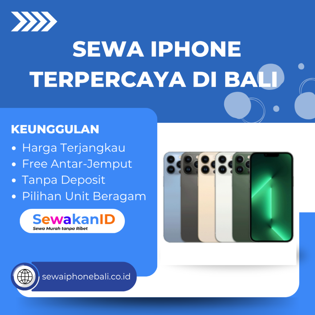 Sewa iPhone Terpercaya di Bali