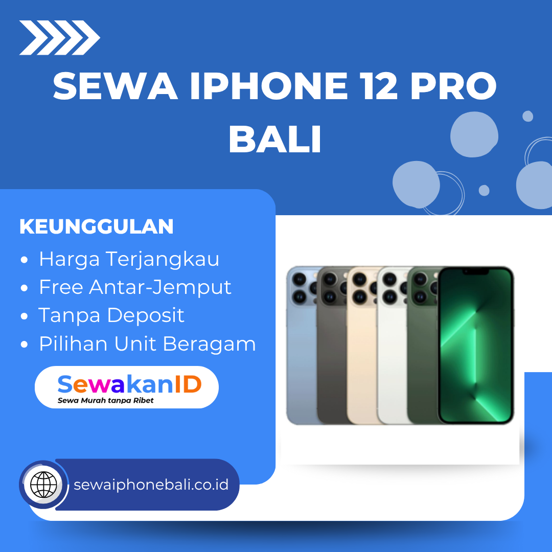 Jasa Sewa iPhone 12 Pro Bali
