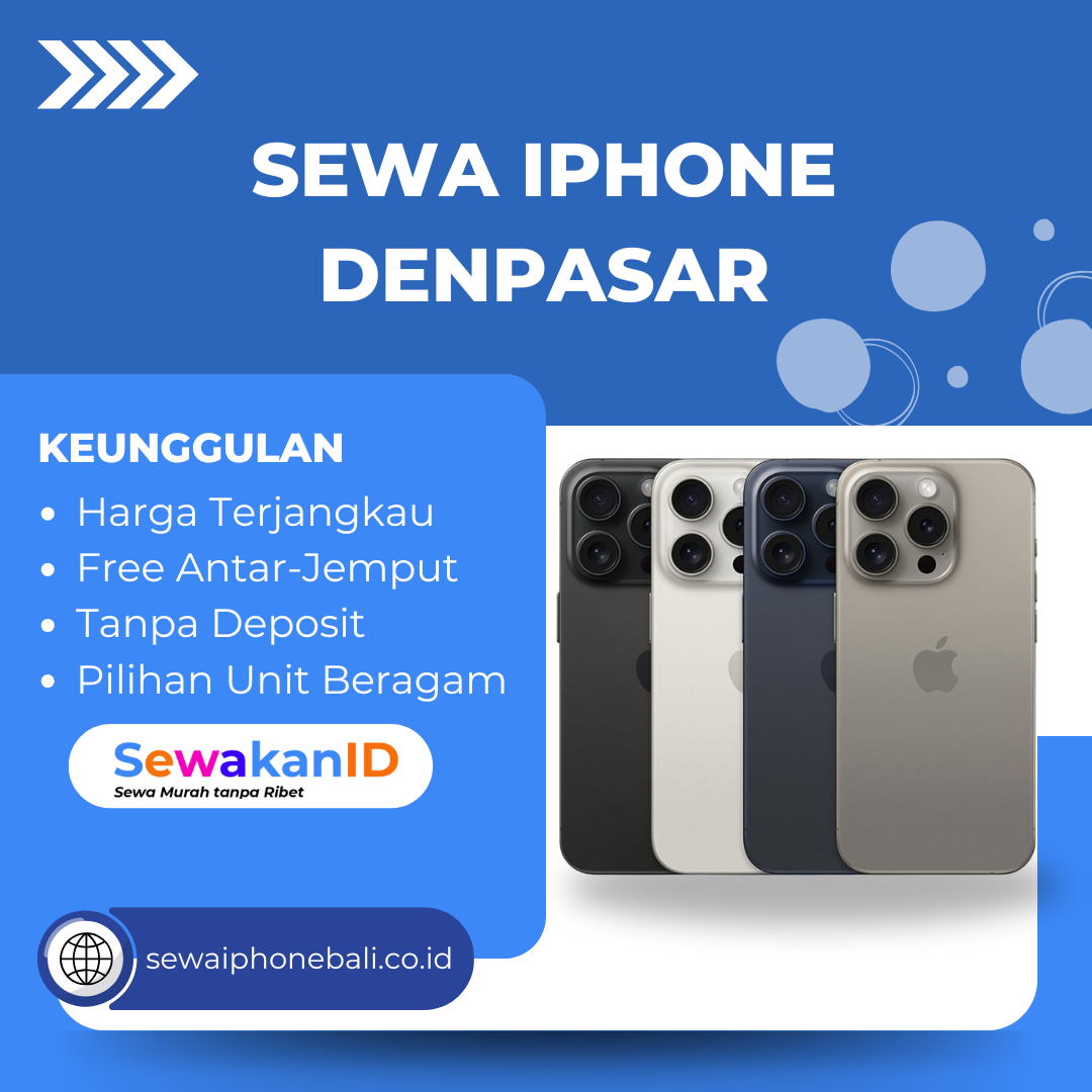 Sewa iPhone Denpasar