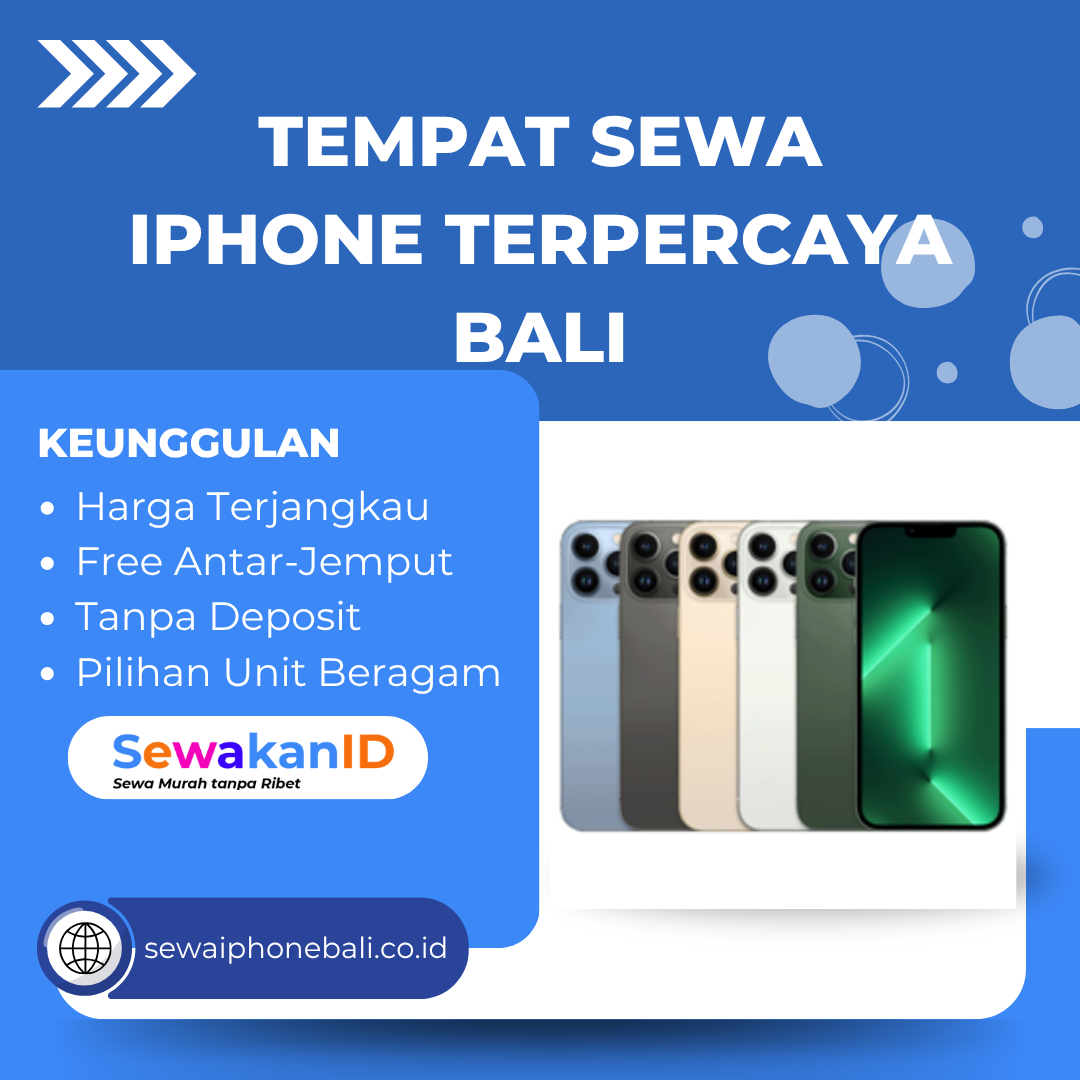Tempat Sewa iPhone Terpercaya Bali