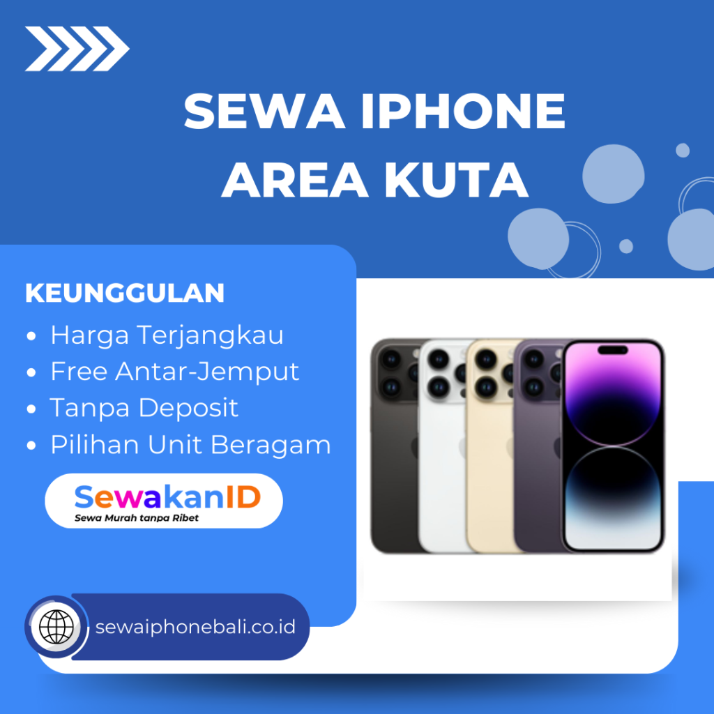 Sewa iPhone area Kuta