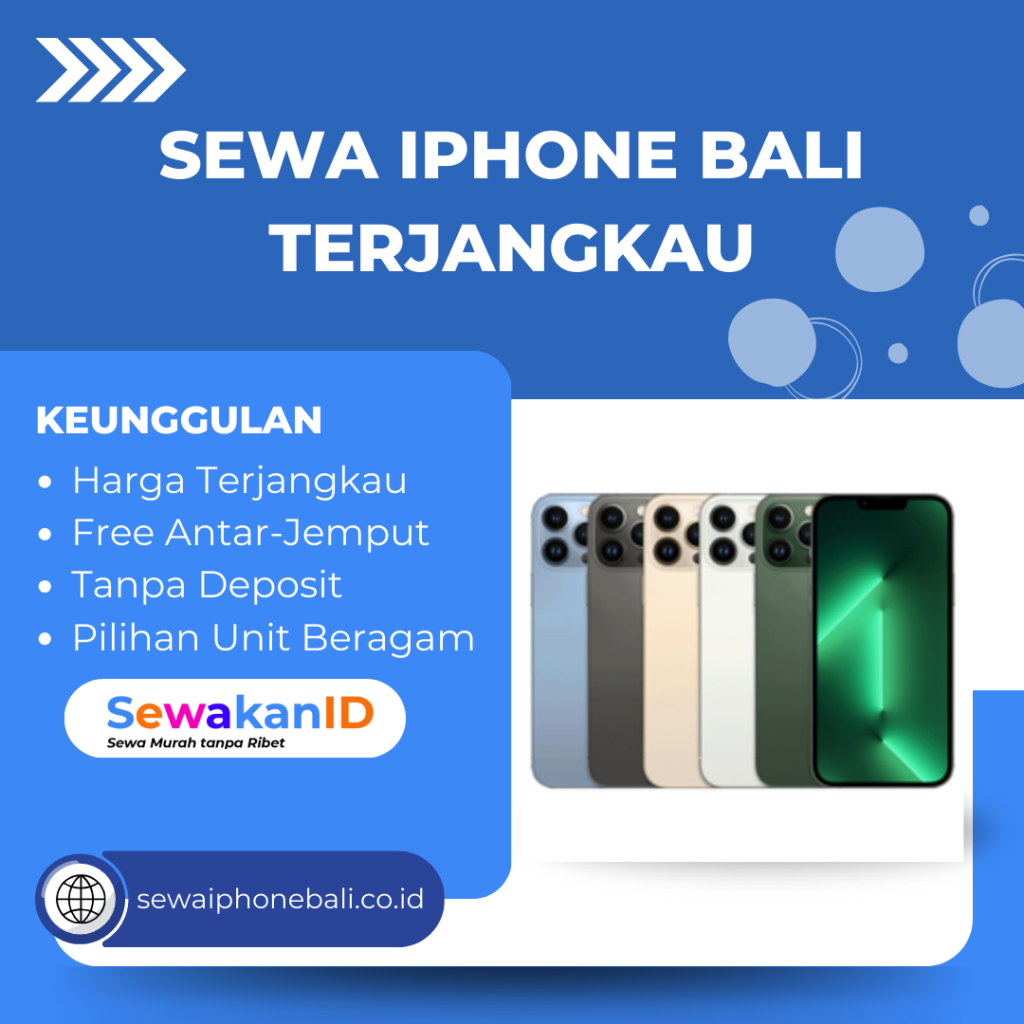 Sewa Iphone Bali Terjangkau