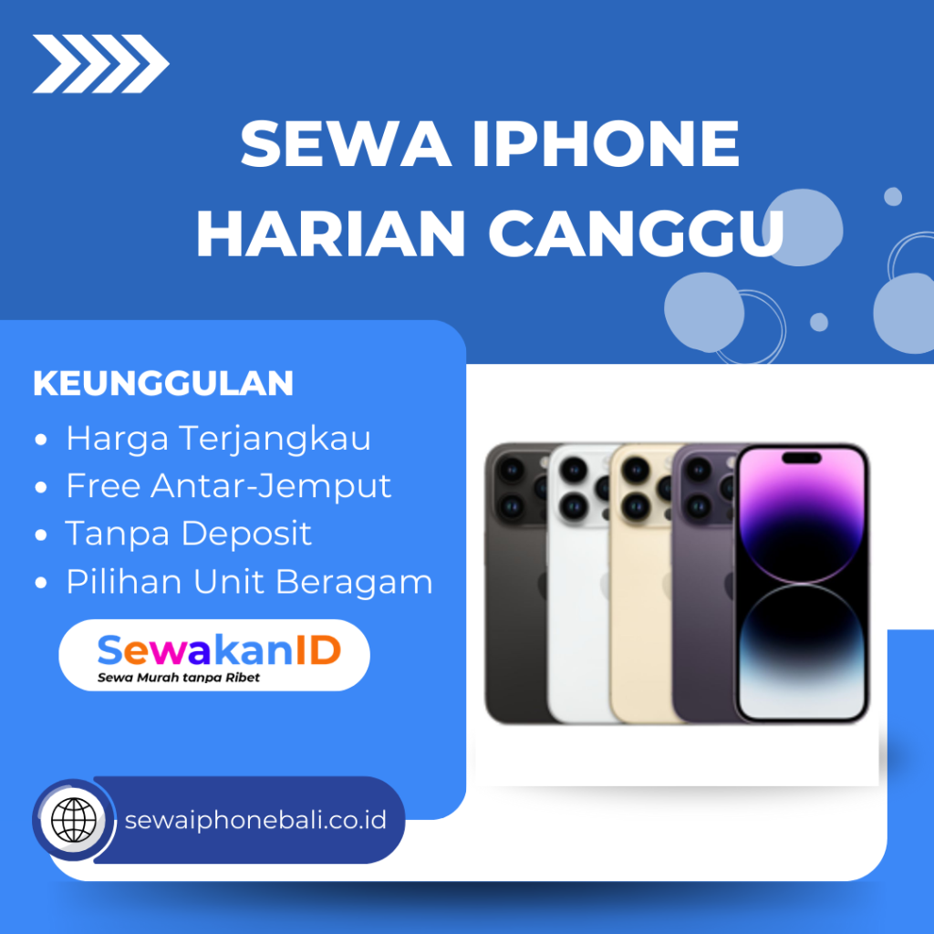 Sewa iPhone Harian Canggu
