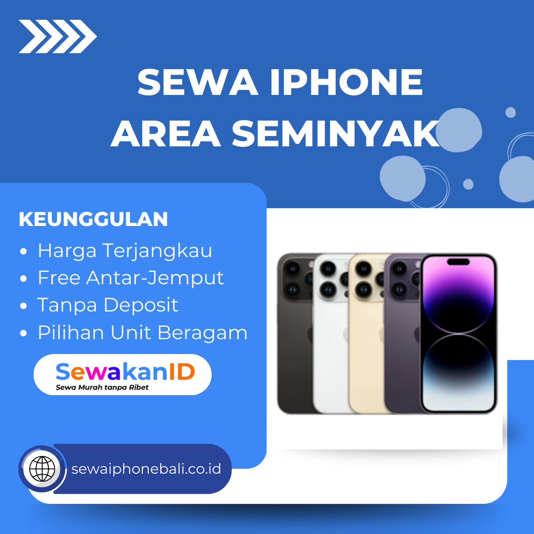 Sewa iPhone Area Seminyak