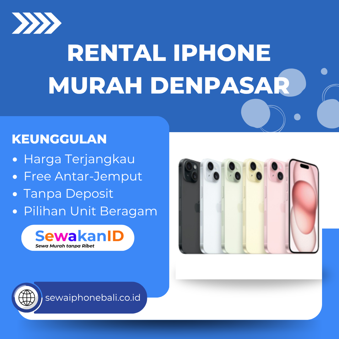 Rental iPhone Murah Denpasar