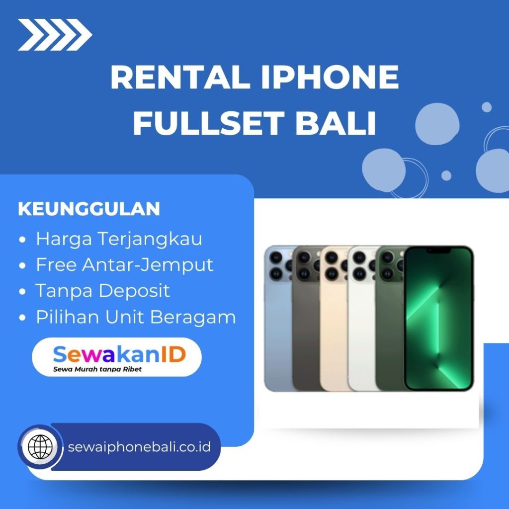 Rental iPhone Fullset Bali