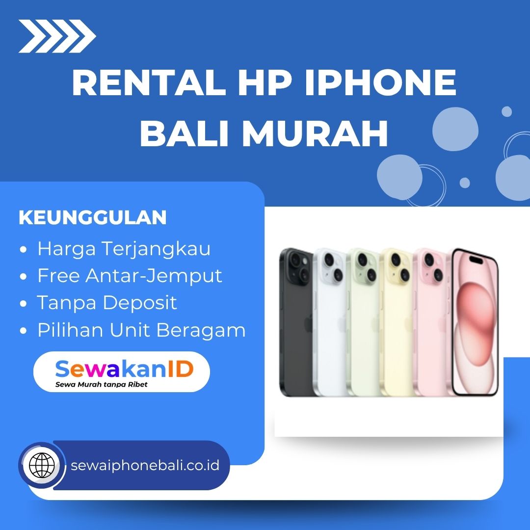 Rental HP iPhone Bali Murah