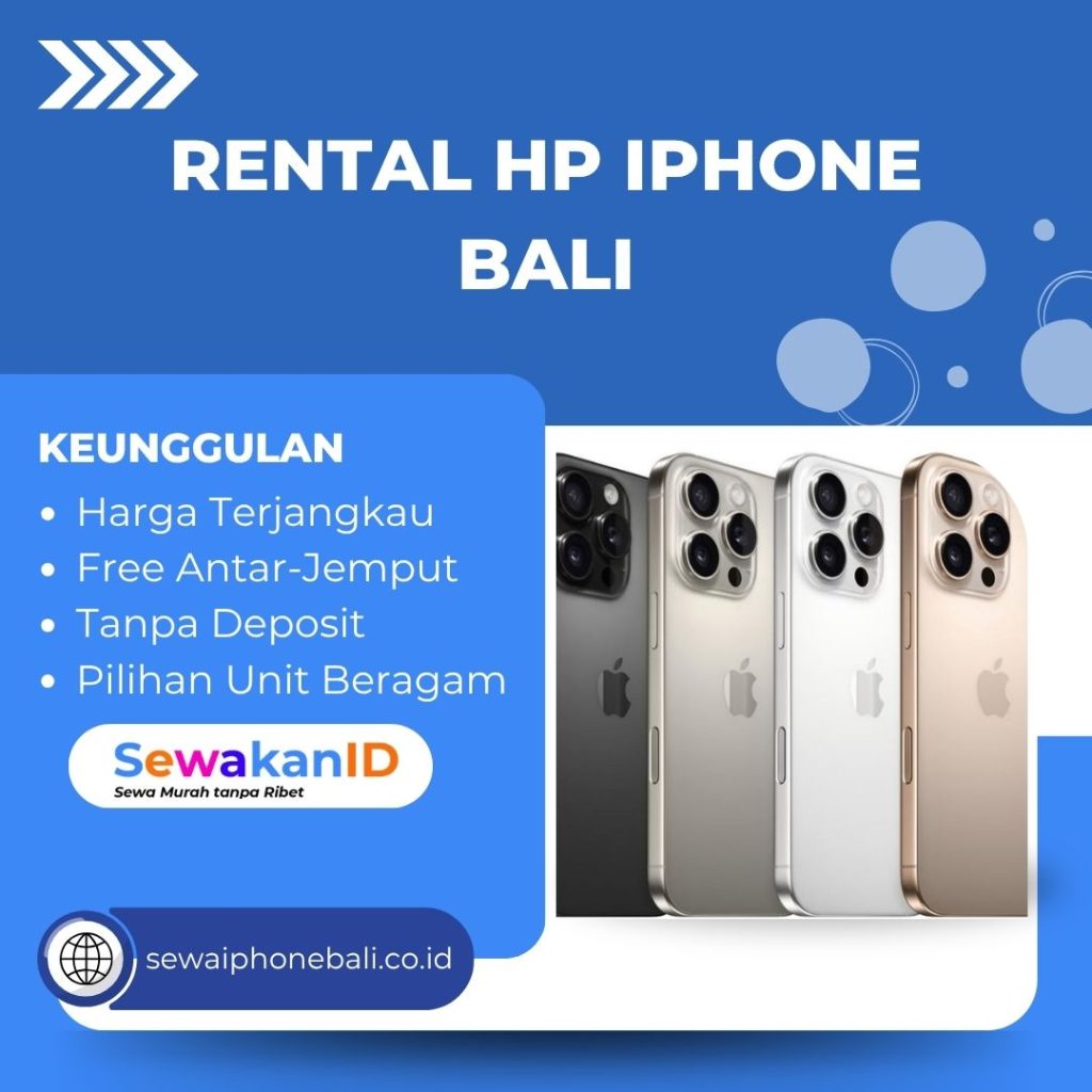 Rental HP iPhone Bali