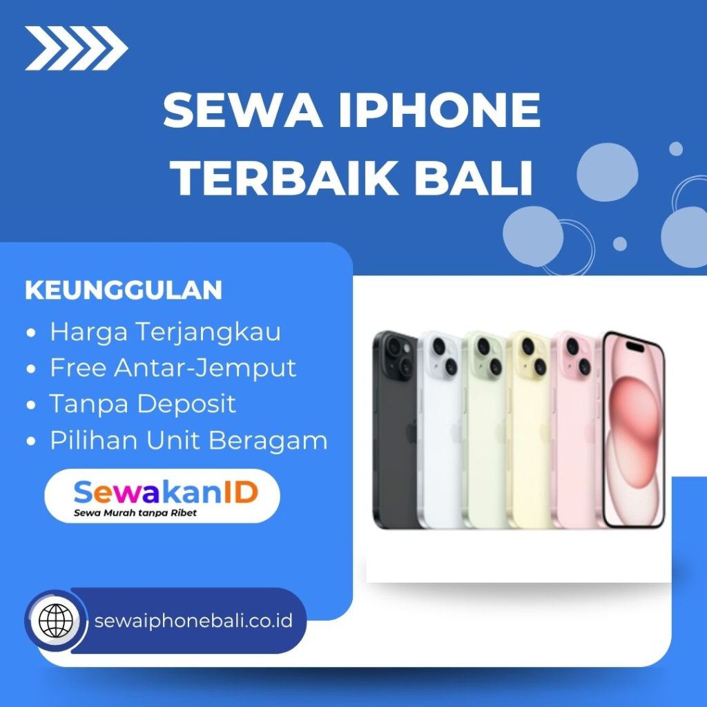 Sewa iPhone Terbaik Bali