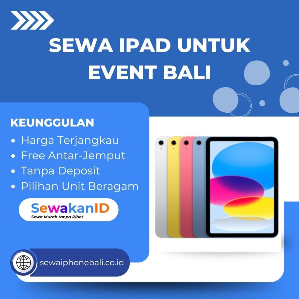 Sewa iPad untuk Event Bali