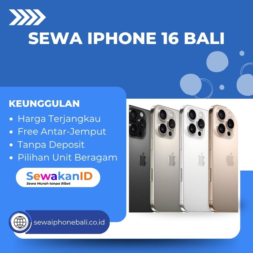 sewa iphone 16 bali