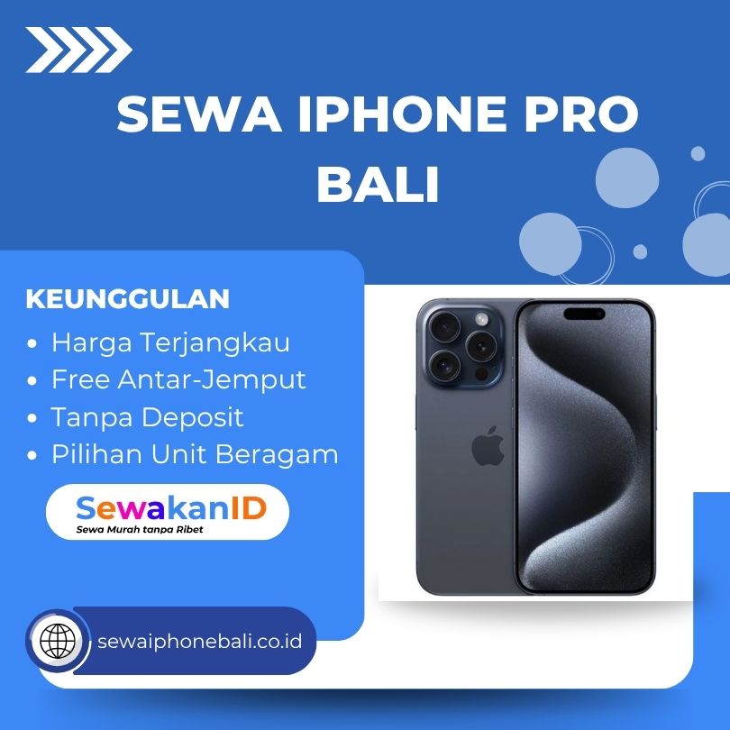 sewa iphone pro bali