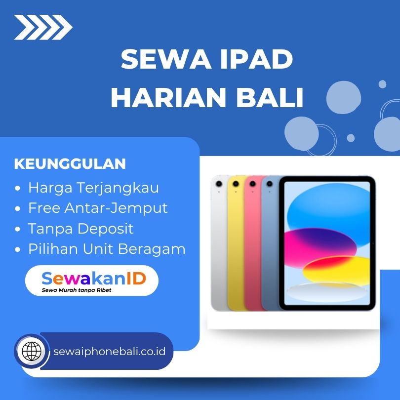 sewa iPad harian Bali