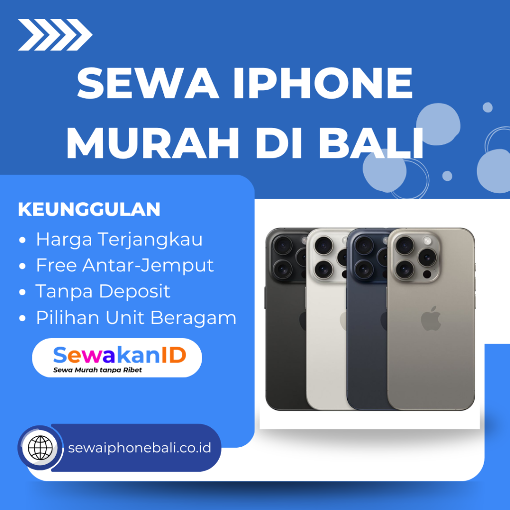 Sewa iPhone Murah di Bali