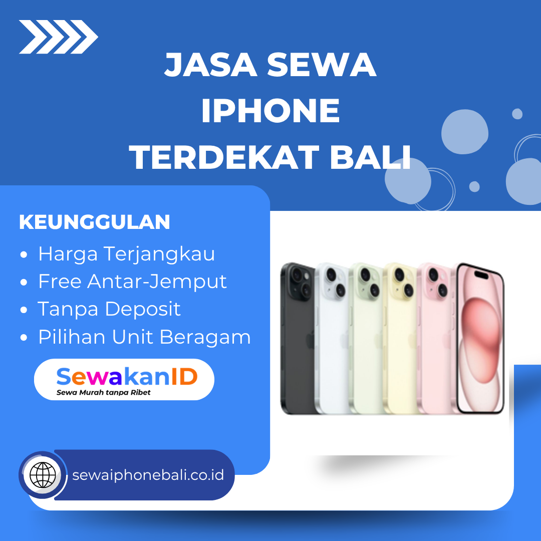 Jasa Sewa iPhone Terdekat Bali