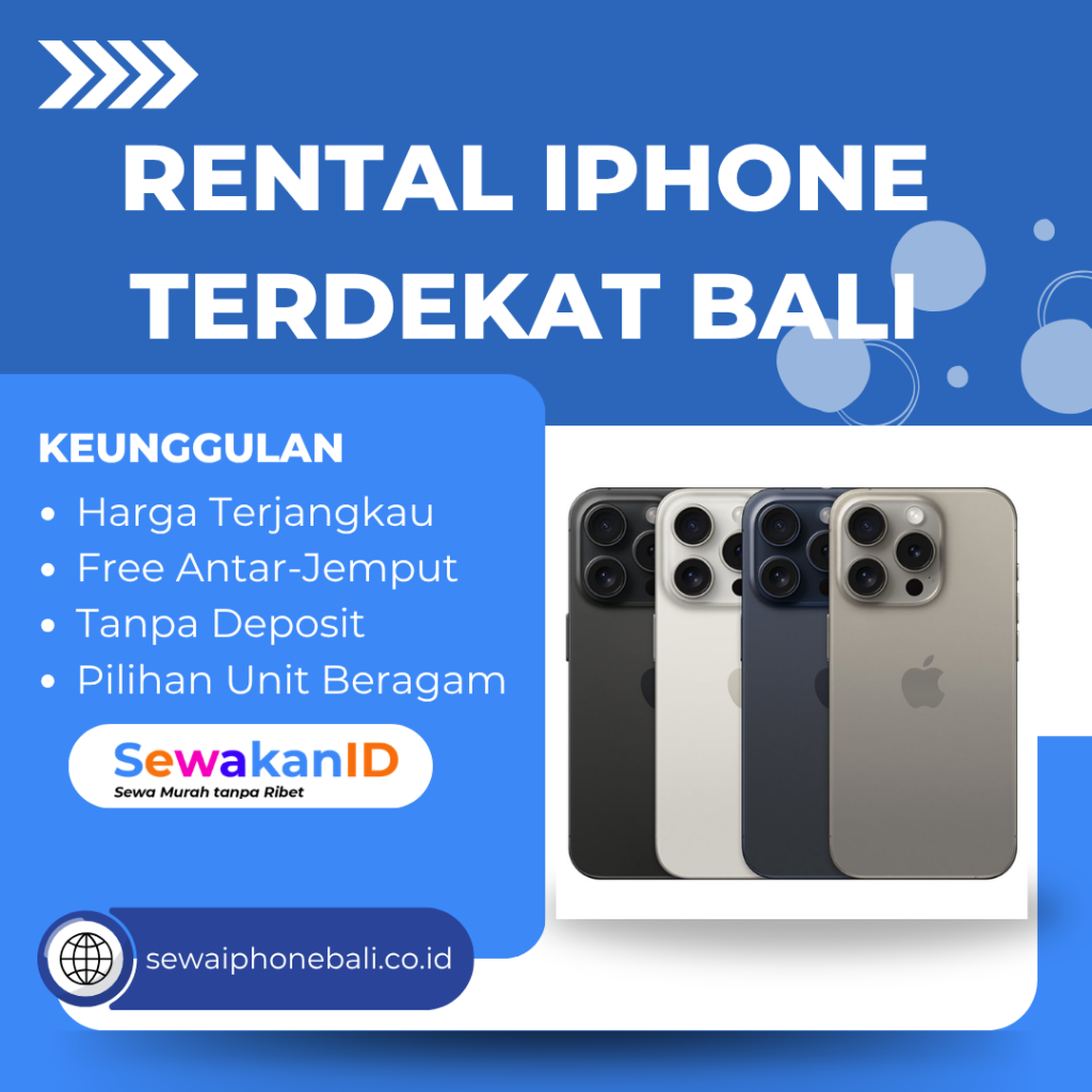 Rental iPhone Terdekat Bali