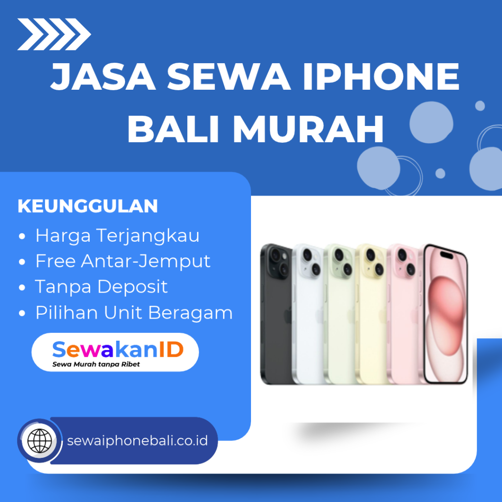 Jasa Sewa iPhone Bali Murah