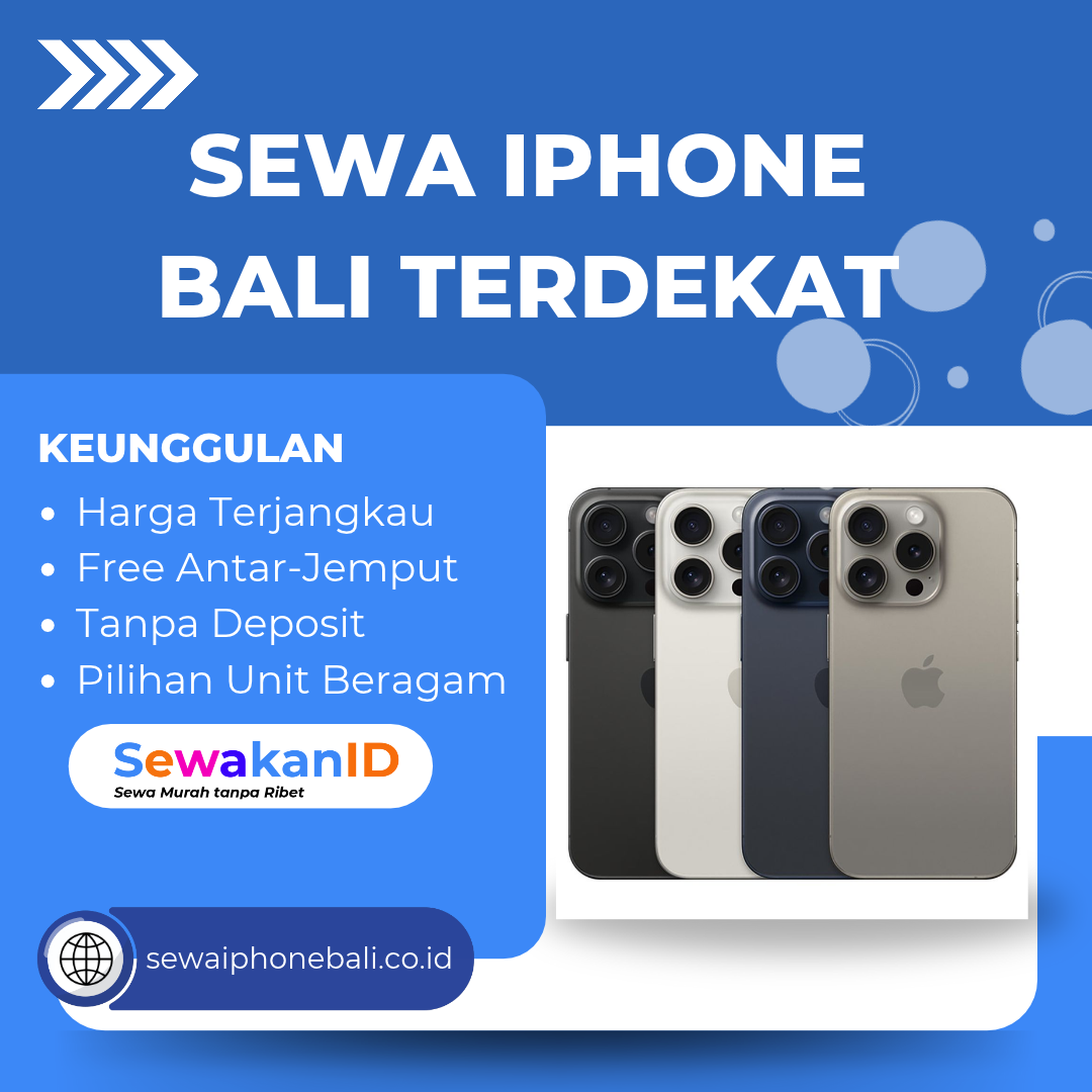 Sewa iPhone Bali Terdekat