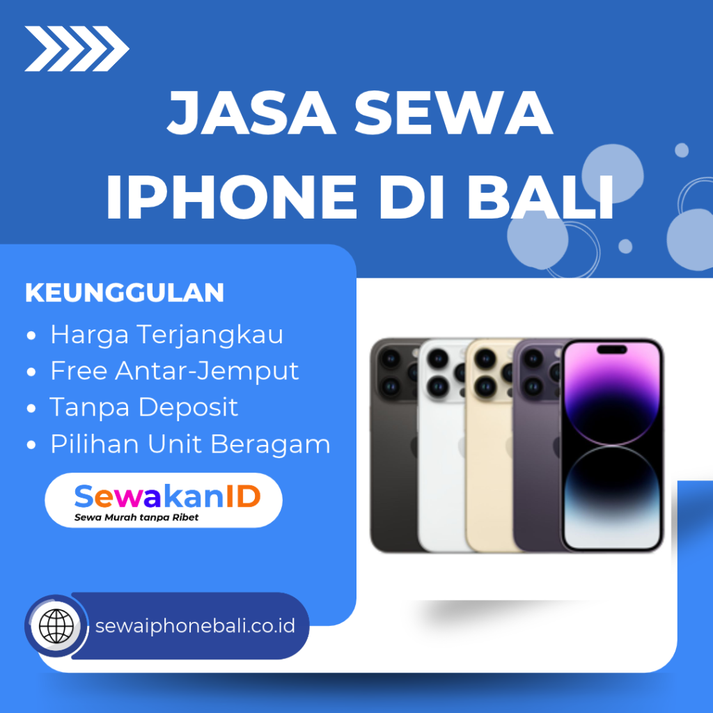 Jasa Sewa iPhone di Bali